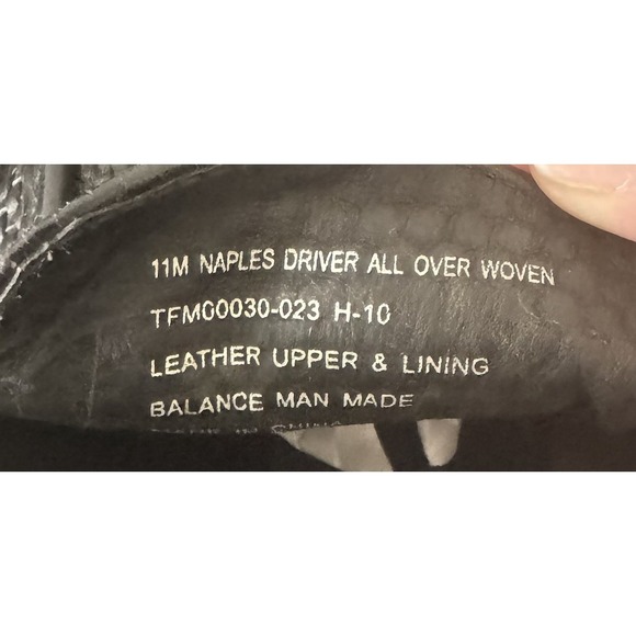 Lot Of 3 Tommy Bahama Naples Driver Woven Mens 11 Brown Black Leather Loafers - Picture 6 of 10